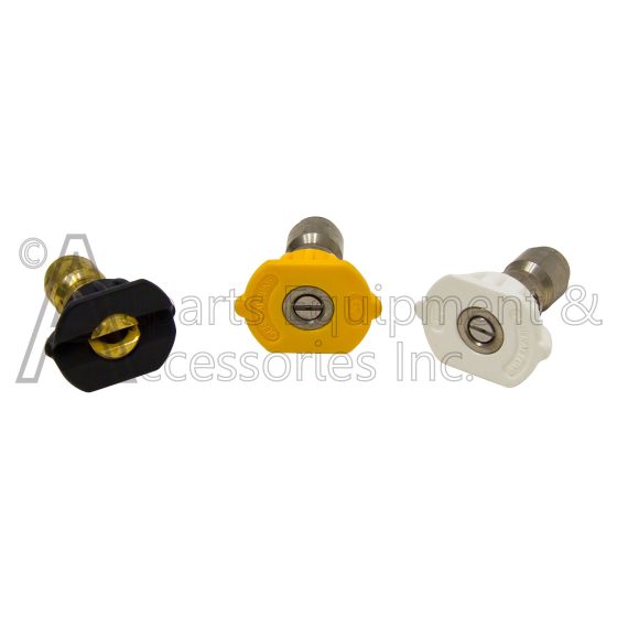 7103832 NOZZLE SET 3.25 3PC 1/4 QC-M 15, 40 &SO