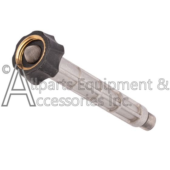 Pressure washer pump inlet with extension