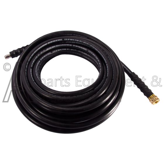 HOSE 3/8 X 50 X 4500 BLACK 3/8 QC MALE X 3/8 QC FEMALE