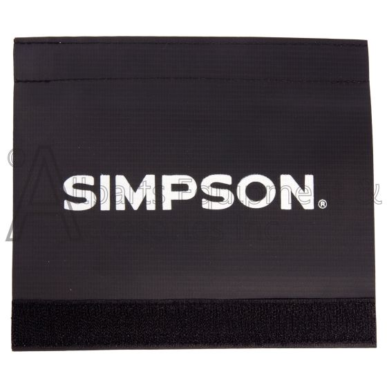 HANDLE GRIP KIT, SIMPSON BLACK W/ WHITE