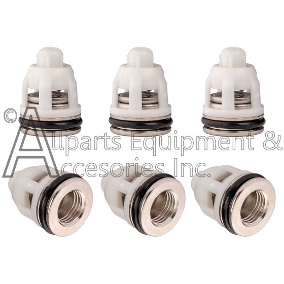 7108750 Valve Kit with the side view and underside of the valves displayed