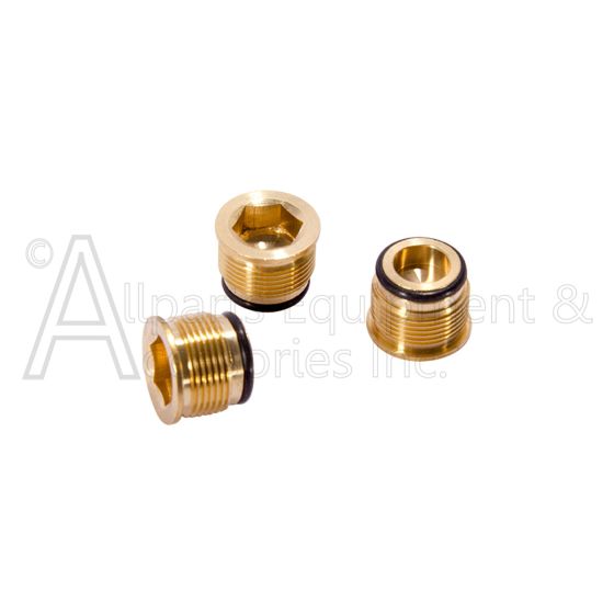3 VALVE CAPs WITH O RINGs