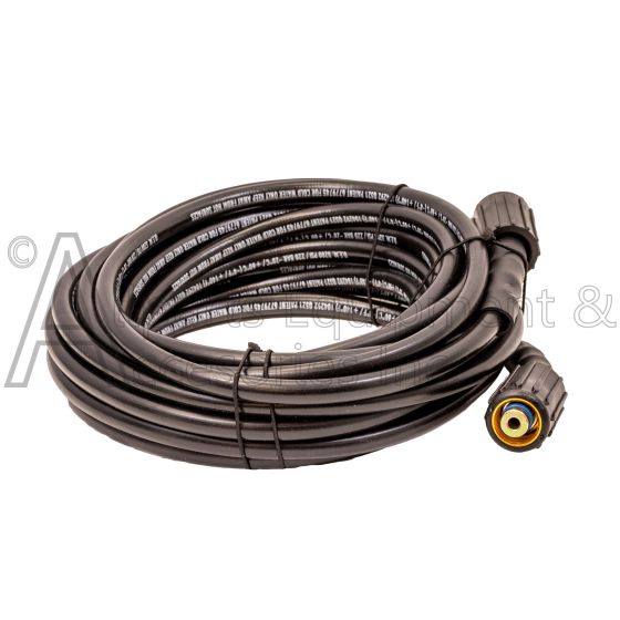 7116564 Hose is a 35 Foot black pvc pressure washer hose