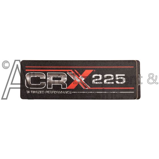 7118539 CRX 225 logo decal
