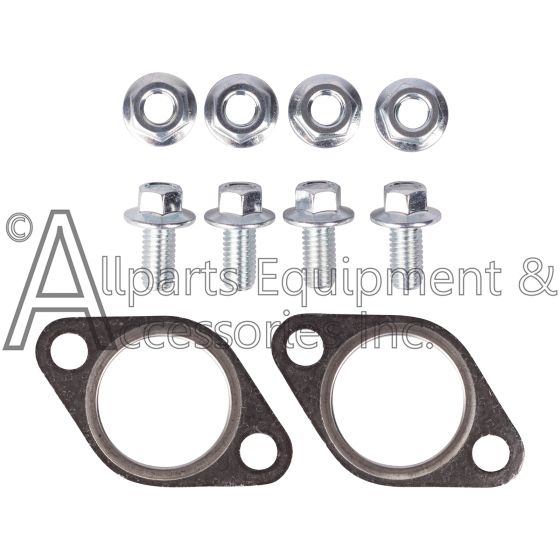 7119652 muffler mounting kit with gaskets, screws, and nuts