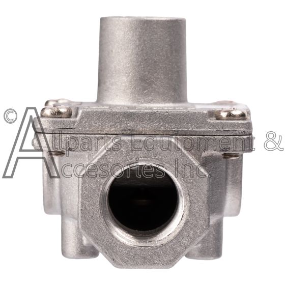 The outlet on the 80078 regulator.