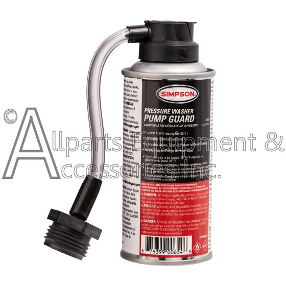 80273 four ounce Simpson pressure washer pump guard for winterizing a pressure washer