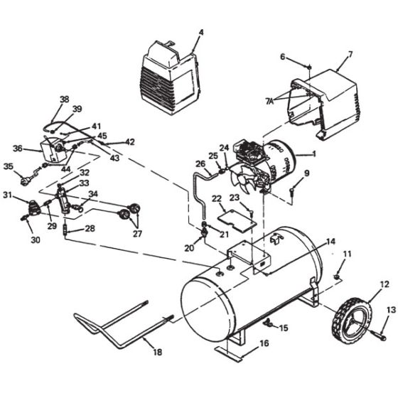 DeVilbiss Oil-Free 1.0 HP Air Compressor