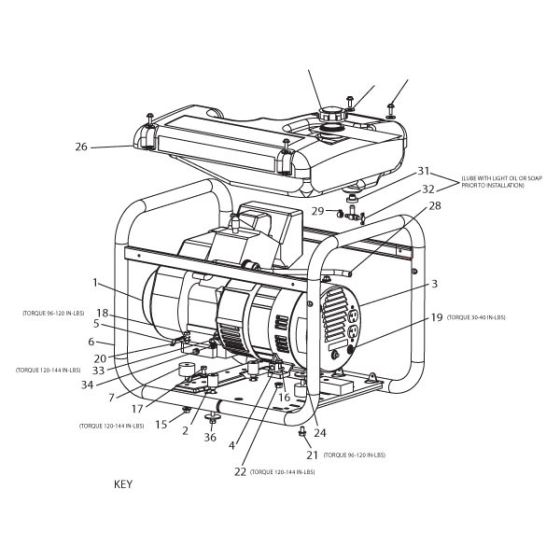 GEN 3000W 6HP TECUMSEH