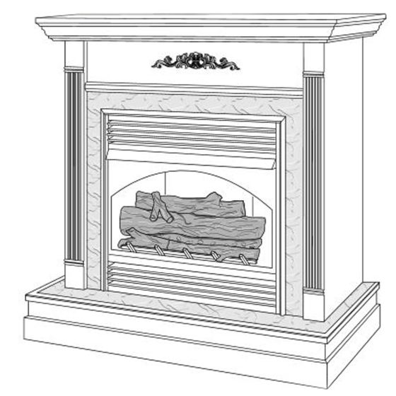 DESA VENT-FREE GAS FIREPLACE