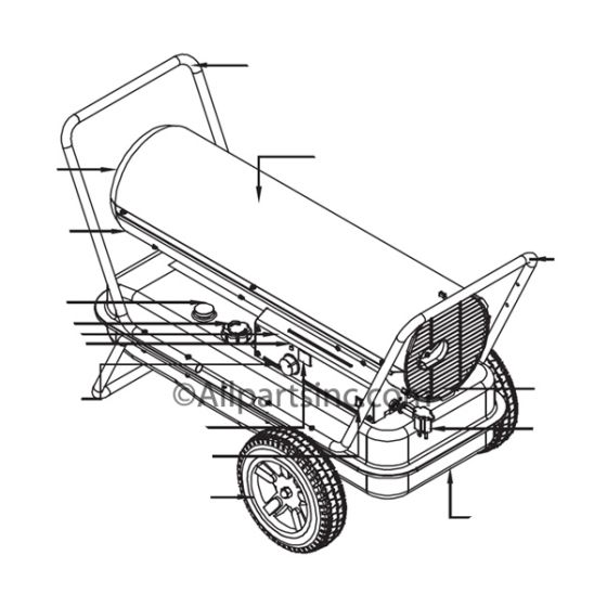 DURA-HEAT 125,000 BTU PORTABLE KEROSENE