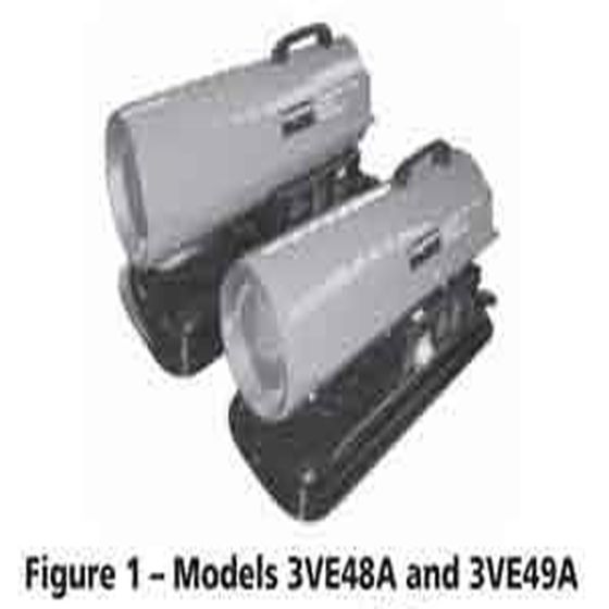 3VE50A Dayton Oil Fired Heater