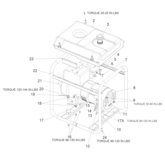 GEN 5000W 10HP B&S