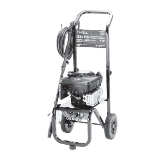 PRESSURE WASHER 1700 PSI 2.0 GPM