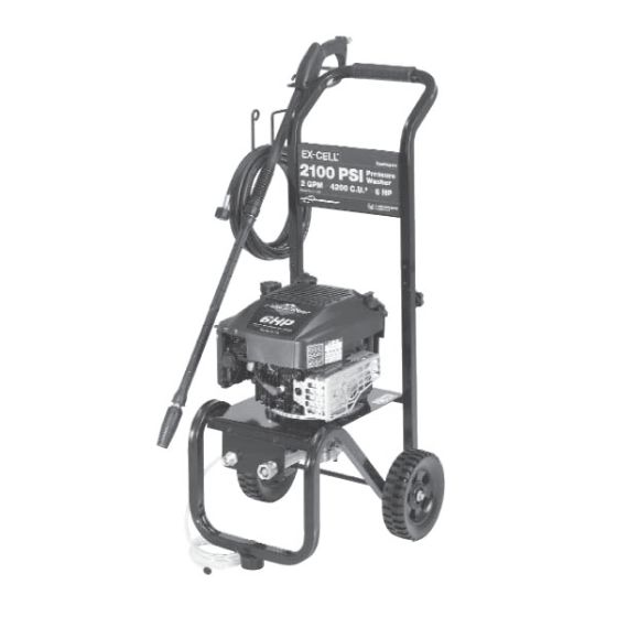 PRESSURE WASHER 2100 PSI 2.0 GPM