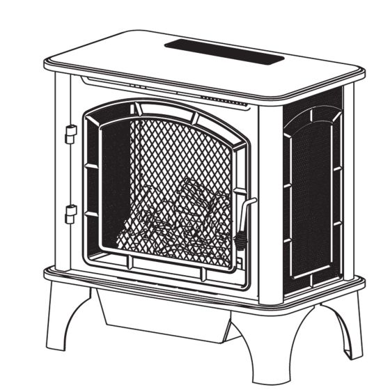CEDAR RIDGE PROCOM VENT FREE GAS STOVE