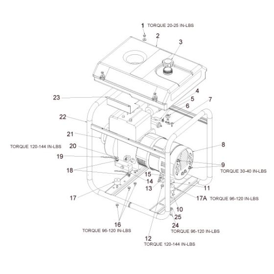 GEN 4000W 8HP BRIGGS