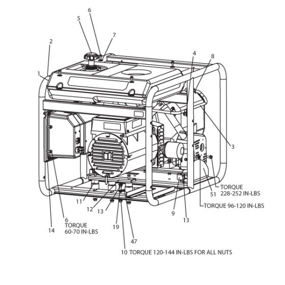 10000W 20HP Generator