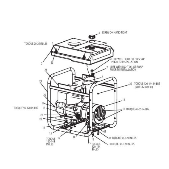GT5251-1 DEVILBISS GENERATOR 5000 WATT