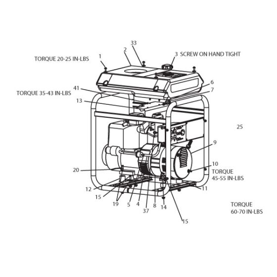 GEN  5000W 10HP TECUM