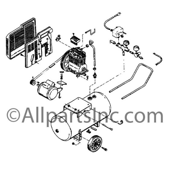 20 Gal Devilbiss air compressor