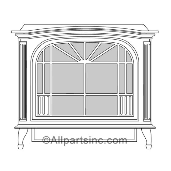DESA CAST IRON DIRECT VENT FIREPLACE