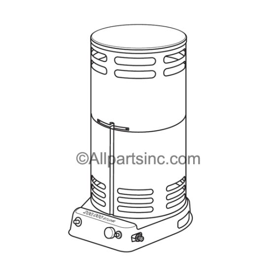 REMINGTON FORCED AIR HEATER