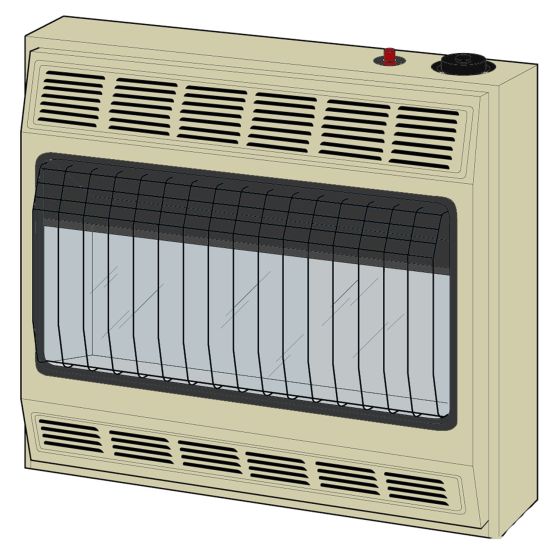 VANGUARD INFARED VENT-FREE GAS HEATER