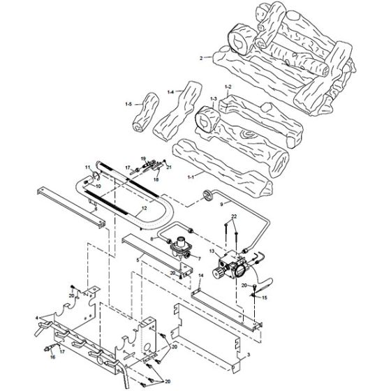 FLAME-MAX VENT-FREE GAS LOG HEATER