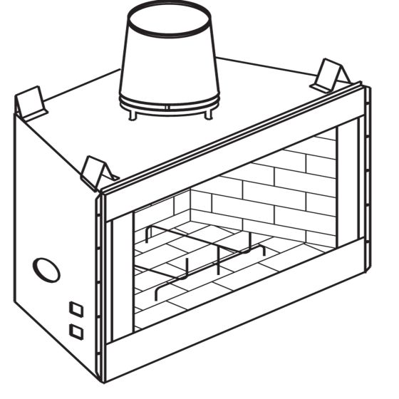 Radiant, Insulated, Red Stacked Refracto