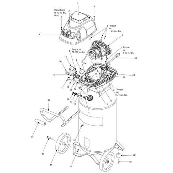 AC 5.2HP 25G VPW UM 1STG 120V