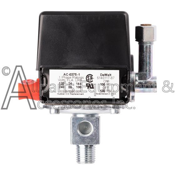 AC-0375-1 pressure switch phase ratings