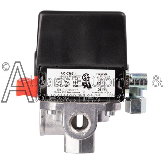 ac-0385-1 pressure switch ratings label