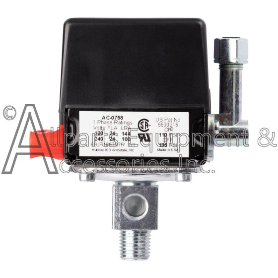AC-0758 pressure switch ratings