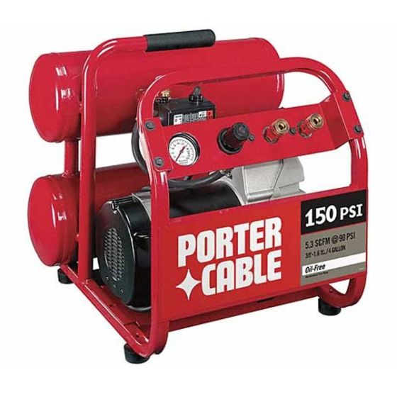 4.3 GALLON OIL FREE SIDE STACK COMPRESSOR
