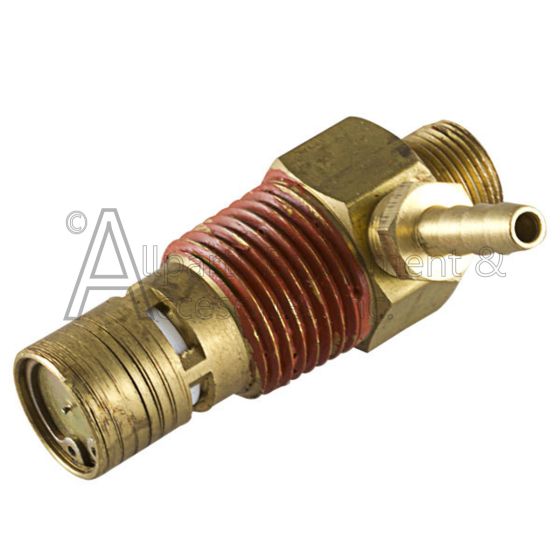 cac-4290-3 check valve 1/2 npt x 3/8 npt x 1/4 hbf front view