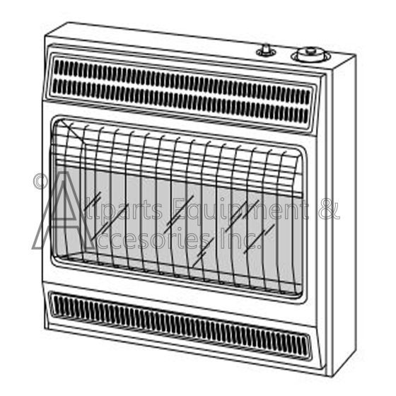cgn18tb comfort glow gas wall heater
