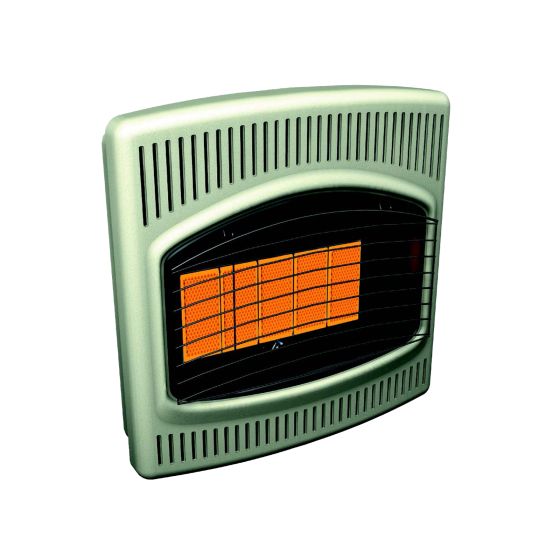 The front side of the CRT30NT infrared gas heater from Comfort Glow.