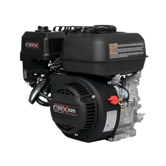 The 110120 CRX225 engine with a black recoil starter.