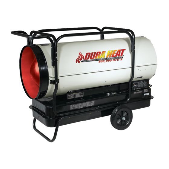 DFA650T forced air Dura Heat torpedo heater, with the Dura Heat logo printed on the side.