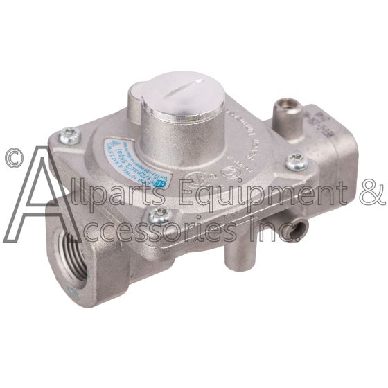 The F4653 liquid propane gas pressure regulator.