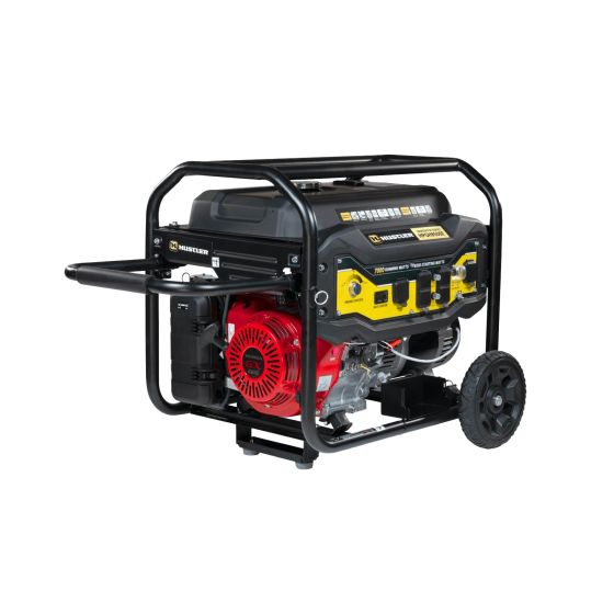 The Hustler HPGH8500E generator with a GX390 engine.