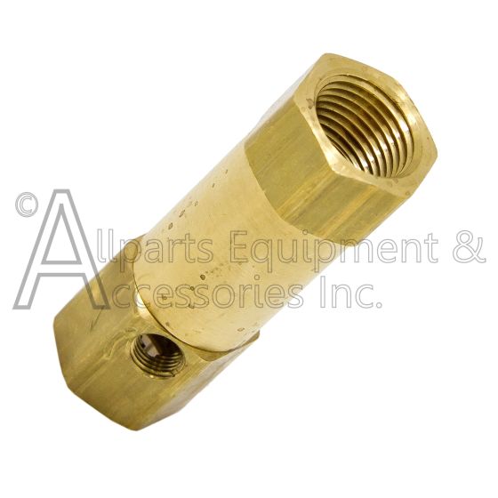 ICVP-1/2X1/2 Inline Check Valve 1/2 x 1/2 NPT with 1/8 NPT Unloader Port