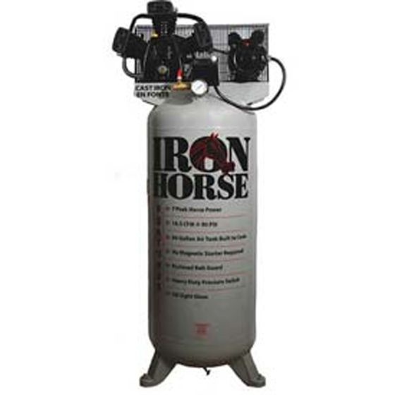 ihd7180v2-ms iron horse 7.5-hp 80-gal air compressor
