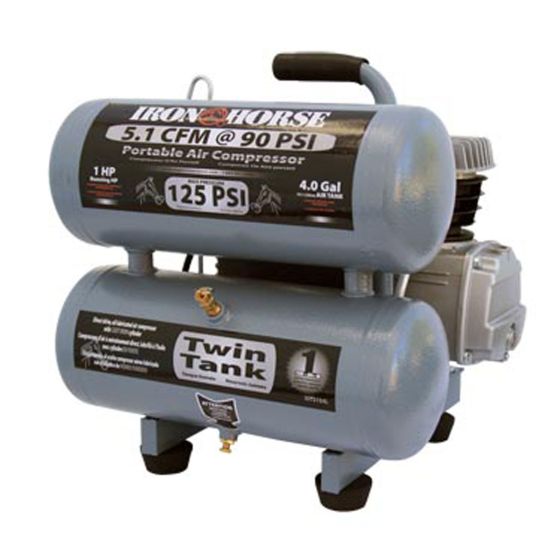 ihts40l iron horse 1 hp 4 gallon air compressor