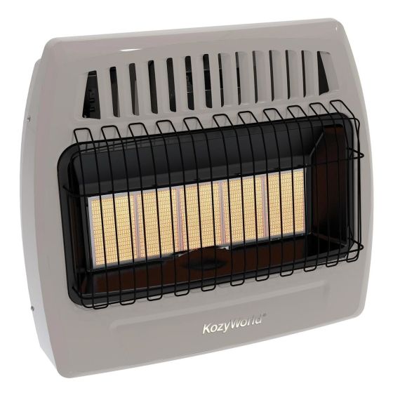 Infrared Vent free wall heater - 5 plaque, dual fuel