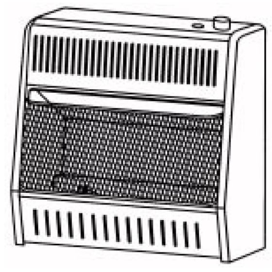 KWP318 BLUE FLAME VENT-FREE SPACE HEATER