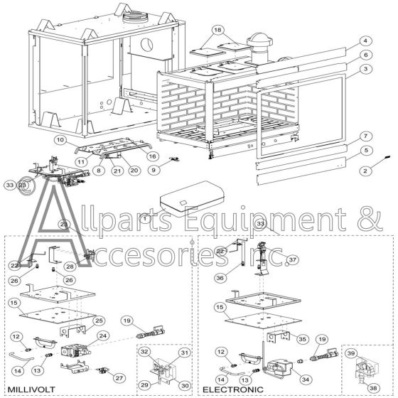 edstpm-2 lennox lp millivolt fireplace
