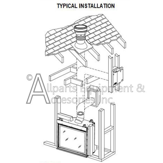 mpldv-30ne lennox direct-vent merit plus fireplace