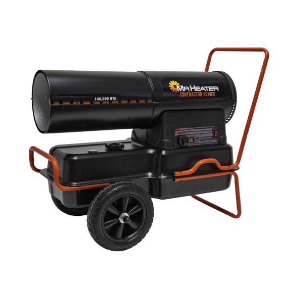 Side view of the Mr. Heater MHC140KT kerosene heater.
